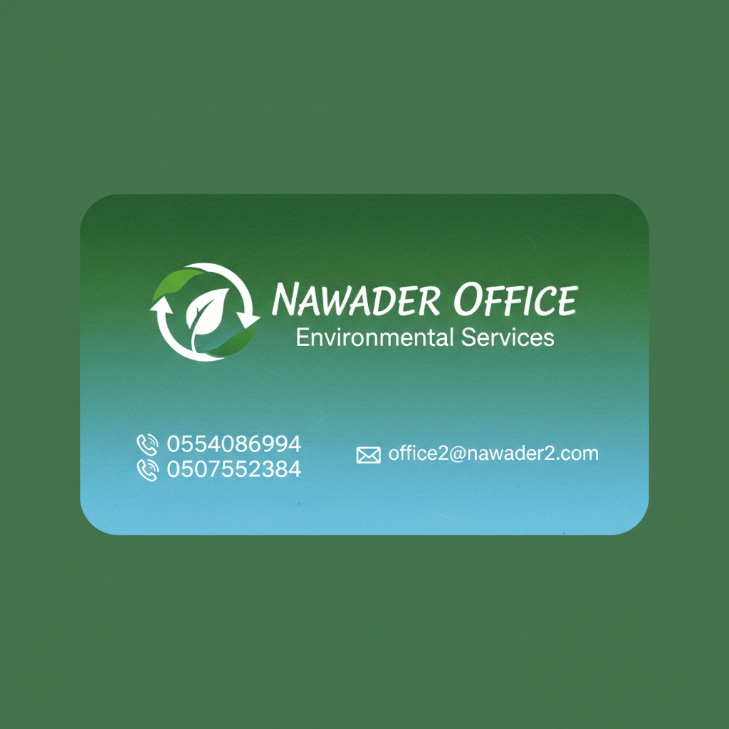 الخدمات البيئية - مكتب نوادر