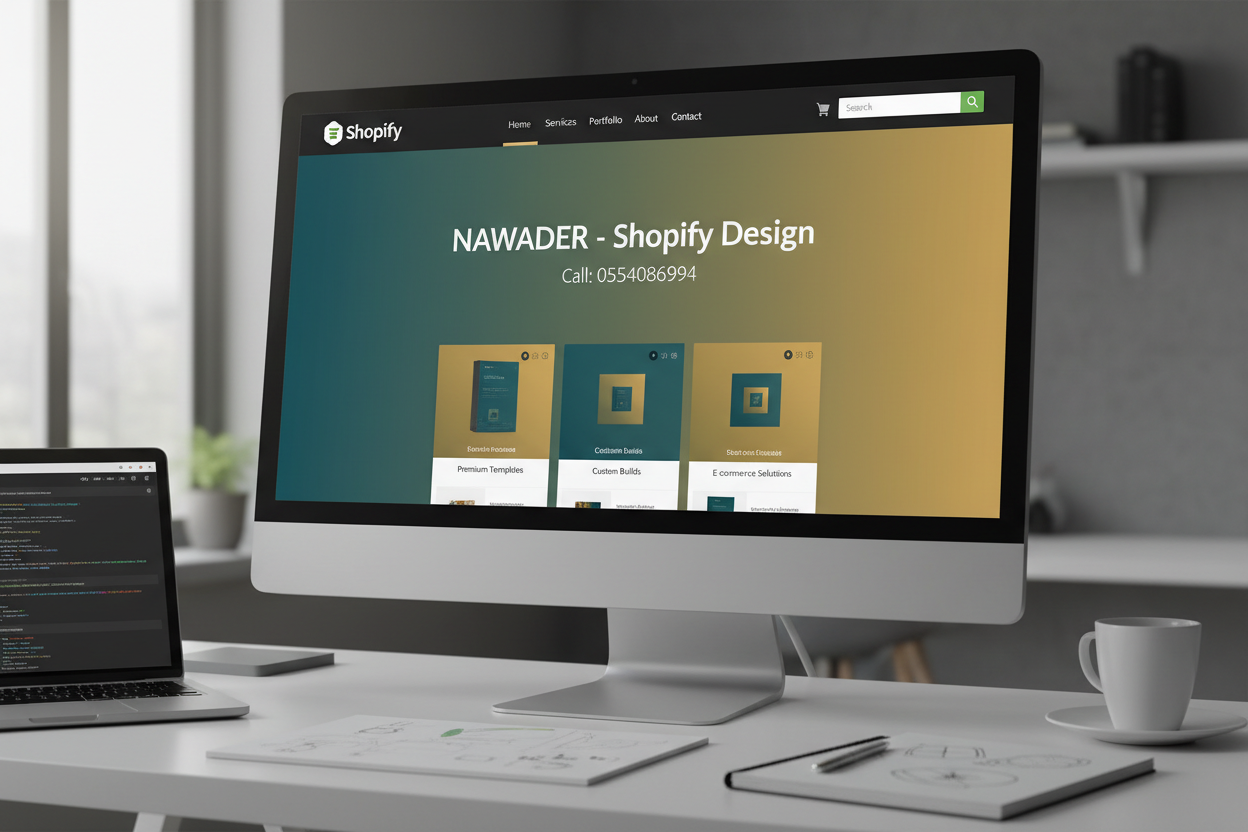 تصميم متاجر Shopify