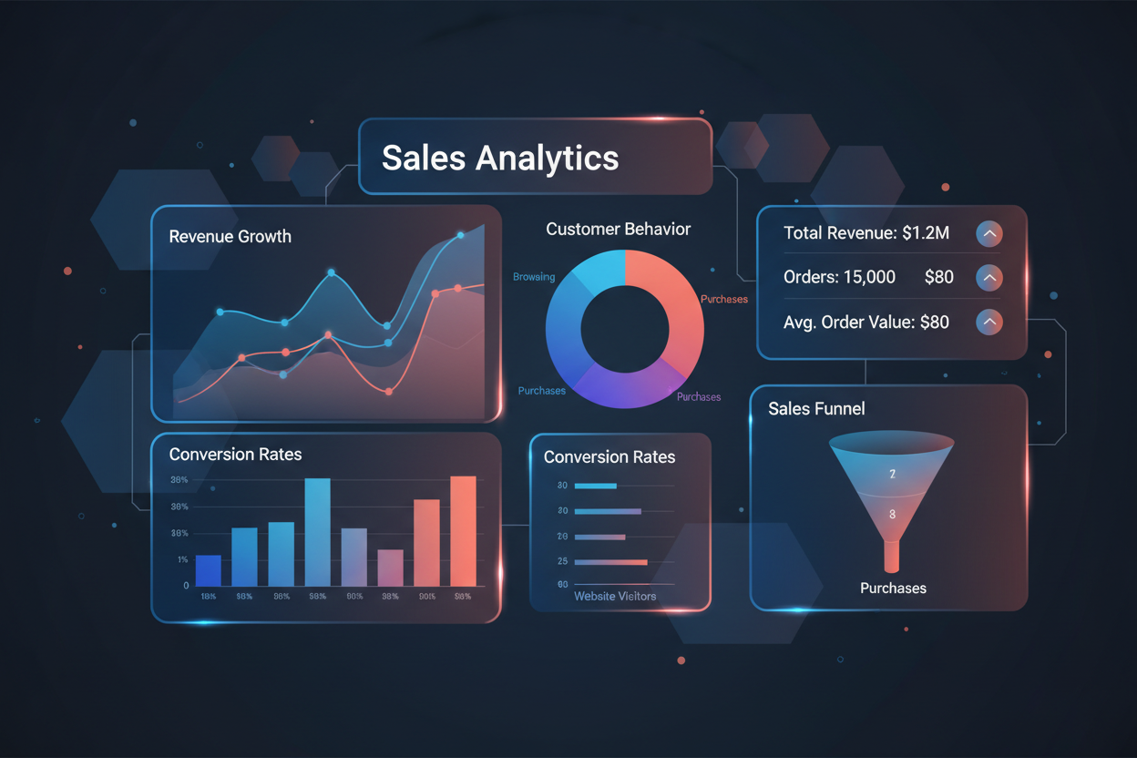 تحليلات المبيعات والعملاء